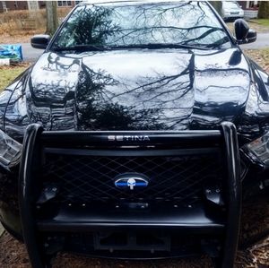 Police🔷️PunisherThin Blue Line Emblem Badge Overlay Graphic Package🚔☆Crown Vic